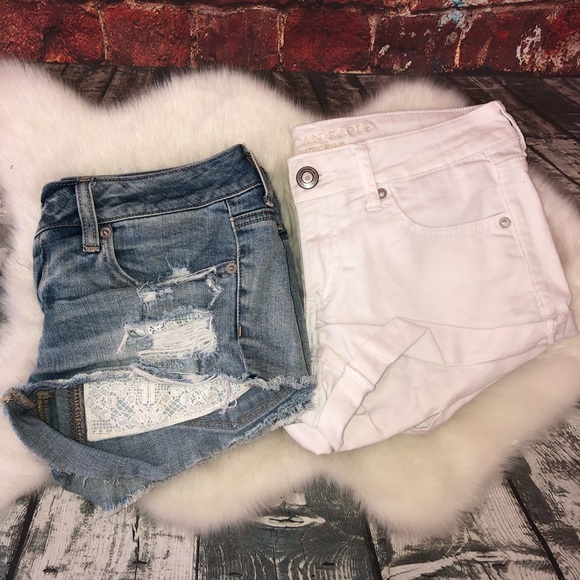 TRADE? American Eagle Jean Shorts Bundle (2) - Picture 2 of 9